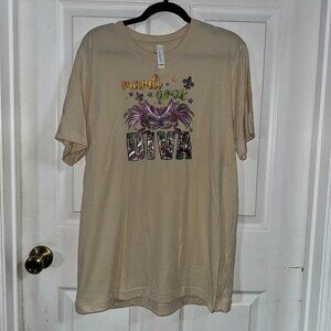 NEW Handcrafted Mardi Gras Shirt Size Large